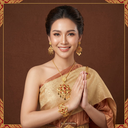 💎 เครื่องประดับชุดไทยโบราณ ลวดลายวิจิตร เพิ่มเสน่ห์สะกดทุกสายตา