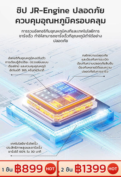 พาวเวอร์แบงค์พกพาแบบ 3-in-1 จากอเมริกา
