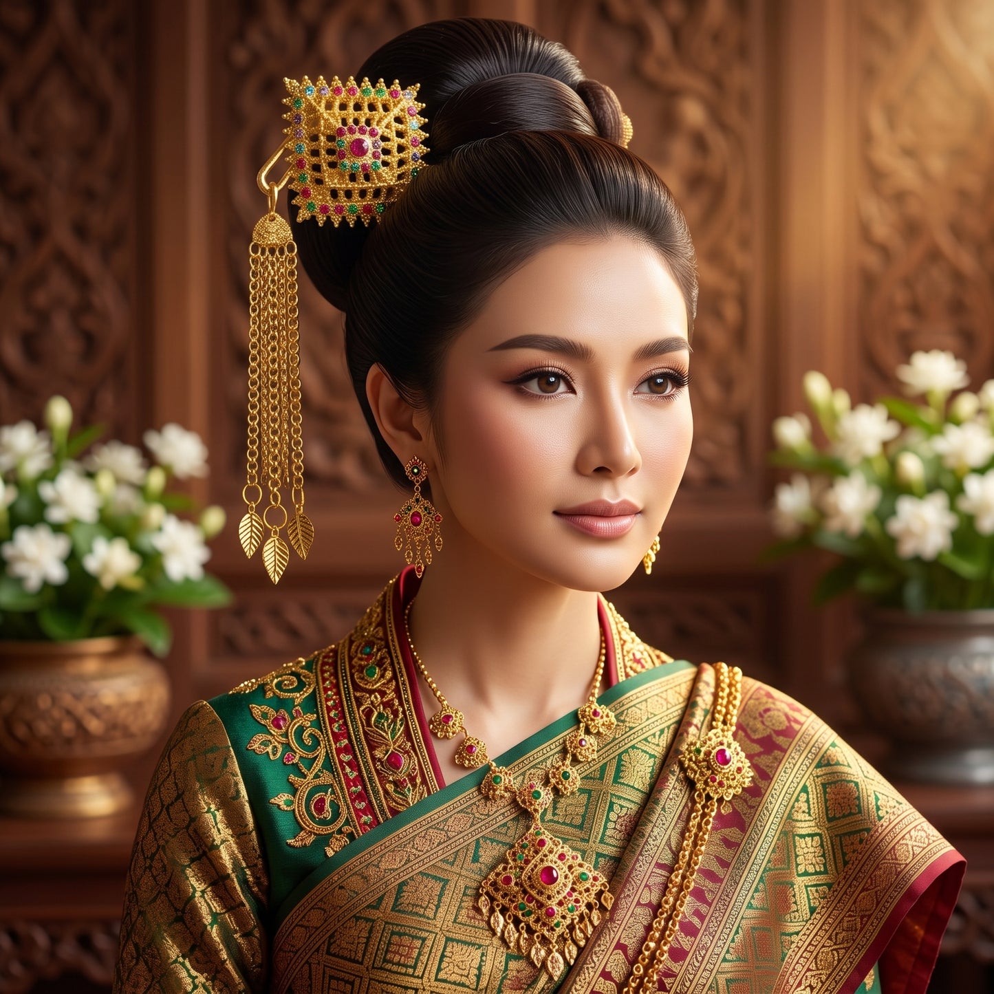💎 เครื่องประดับชุดไทยโบราณ ลวดลายวิจิตร เพิ่มเสน่ห์สะกดทุกสายตา