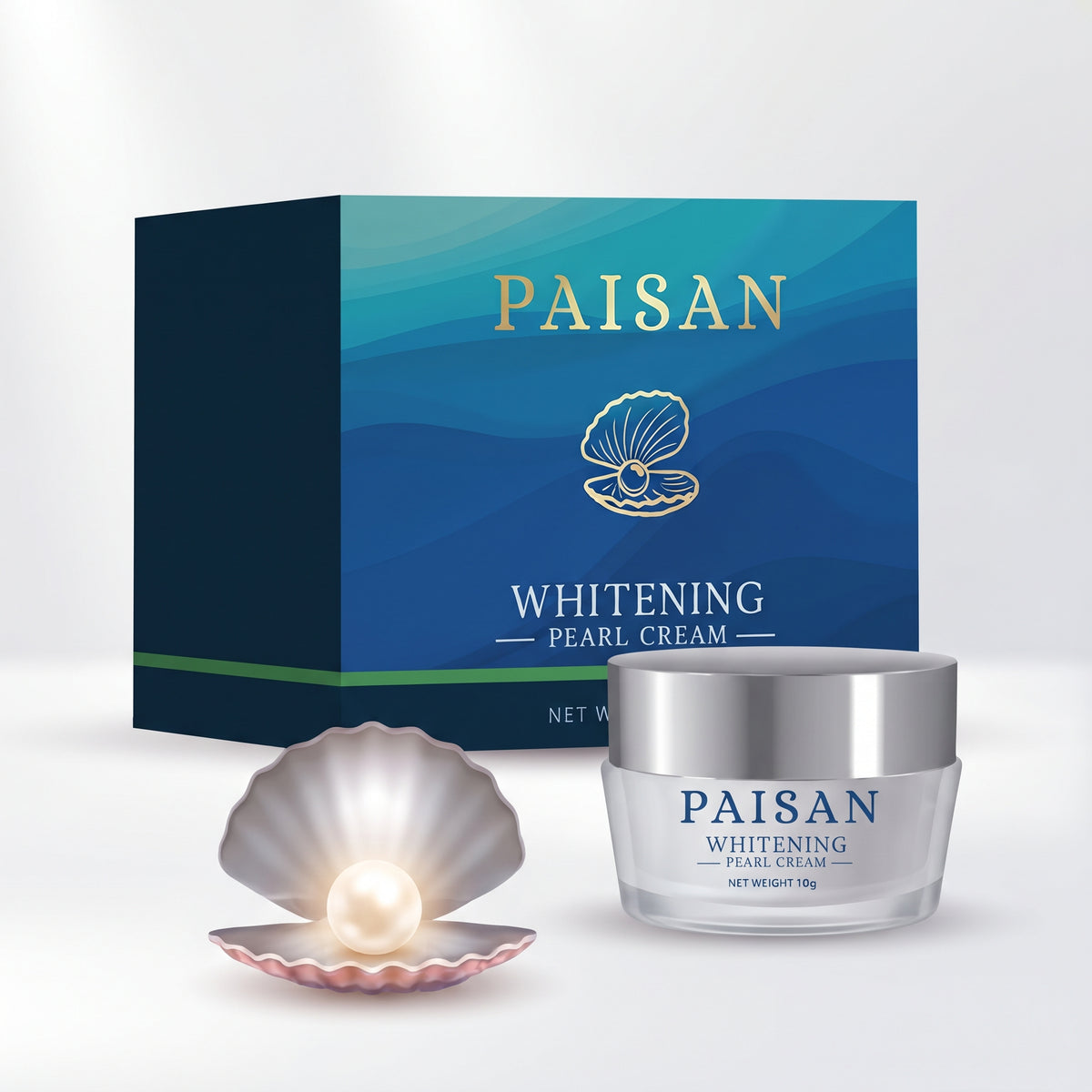 PAISAN ครีมไข่มุกดำ 3in1 ลดเลือนริ้วรอย ผิวกระจ่างใส ผิวกระชับเรียบเนียน