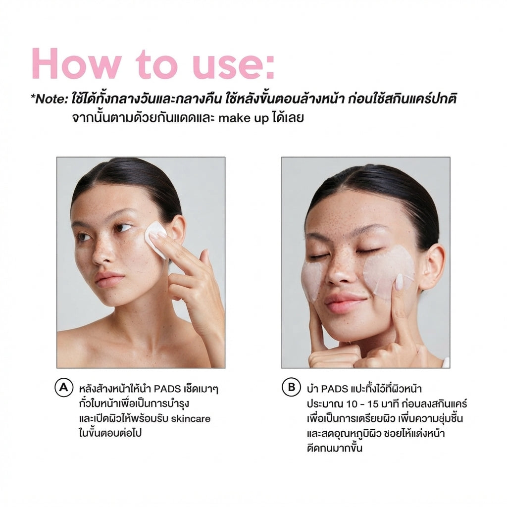 เติมน้ำให้ผิว อ่อนโยน ปรับผิวเรียบเนียน