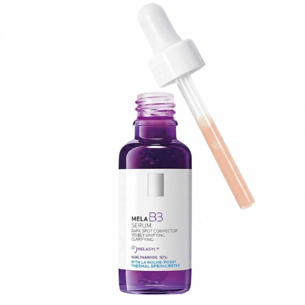La Roche-Posay Mela B3 Serum ขนาด 30 มล. เซรั่มลดเลือนจุดด่างดำ ฝ้า และรอยสิวอย่างตรงจุด เพื่อผิวหน้ากระจ่างใสไร้ที่ติ!